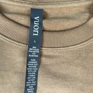 Vuori new Ponto Performance crew sungold Heather L